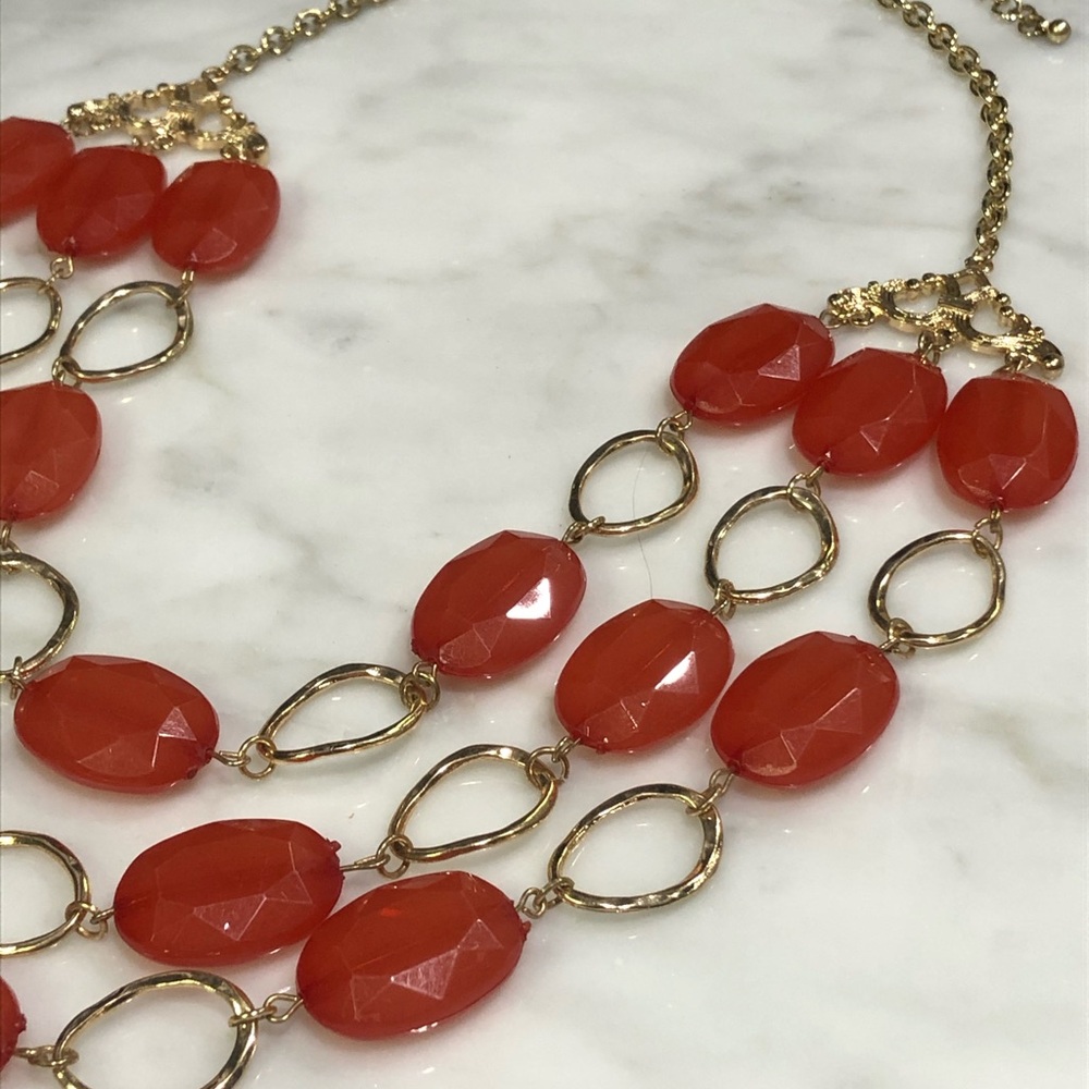 Multi Strand Statement Necklace - image 2